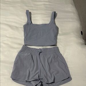 Abercrombie & Fitch Blue Athletic Shorts